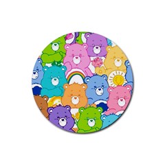 Care Bears Rubber Coaster (round)  by MadelineMadness