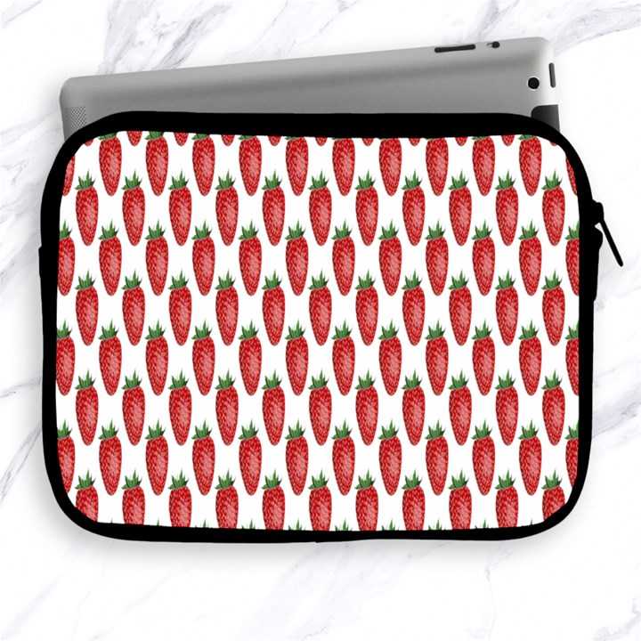 Strawberry Pattern Apple iPad 2/3/4 Zipper Cases