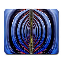 Illustration Robot Wave Rainbow Large Mousepads by Mariart