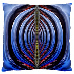 Illustration Robot Wave Rainbow Large Cushion Case (one Side)