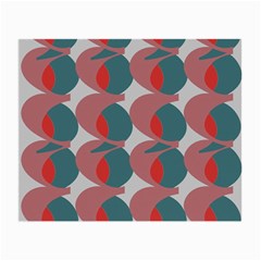 Pink Red Grey Three Art Small Glasses Cloth by Mariart