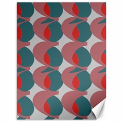 Pink Red Grey Three Art Canvas 36  X 48   by Mariart