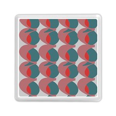 Pink Red Grey Three Art Memory Card Reader (square)  by Mariart