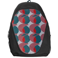 Pink Red Grey Three Art Backpack Bag by Mariart