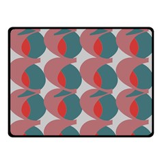 Pink Red Grey Three Art Double Sided Fleece Blanket (small)  by Mariart