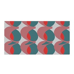 Pink Red Grey Three Art Satin Wrap by Mariart