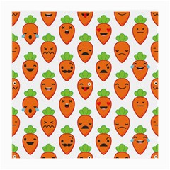 Seamless Background Carrots Emotions Illustration Face Smile Cry Cute Orange Medium Glasses Cloth (2-side) by Mariart