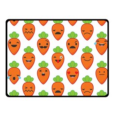 Seamless Background Carrots Emotions Illustration Face Smile Cry Cute Orange Fleece Blanket (small) by Mariart