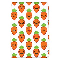 Seamless Background Carrots Emotions Illustration Face Smile Cry Cute Orange Flap Covers (s)  by Mariart