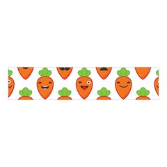 Seamless Background Carrots Emotions Illustration Face Smile Cry Cute Orange Velvet Scrunchie by Mariart