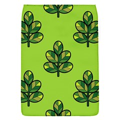 Seamless Background Green Leaves Black Outline Flap Covers (s) 