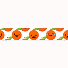 Seamless Background Orange Emotions Illustration Face Smile  Mask Fruits Small Bar Mats by Mariart