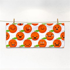 Seamless Background Orange Emotions Illustration Face Smile  Mask Fruits Cosmetic Storage Cases by Mariart