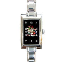 Back to school Rectangle Italian Charm Watch