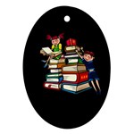 Back to school Ornament (Oval) Front