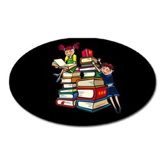 Back to school Oval Magnet