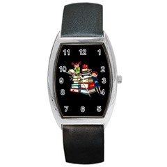 Back to school Barrel Style Metal Watch