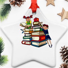 Back To School Ornament (star) by Valentinaart