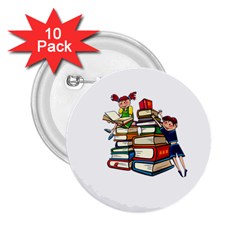 Back To School 2 25  Buttons (10 Pack)  by Valentinaart