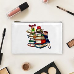 Back To School Cosmetic Bag (medium)  by Valentinaart