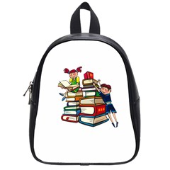 Back To School School Bag (small) by Valentinaart