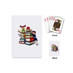 Back To School Playing Cards (mini)  by Valentinaart