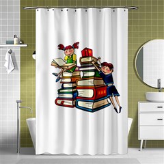 Back To School Shower Curtain 48  X 72  (small)  by Valentinaart