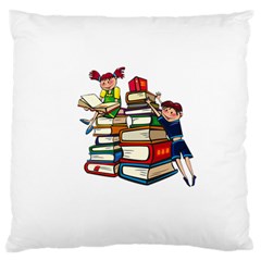 Back To School Large Flano Cushion Case (two Sides) by Valentinaart