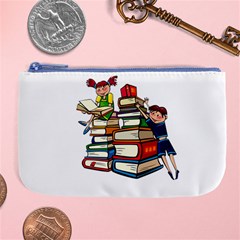 Back To School Large Coin Purse by Valentinaart