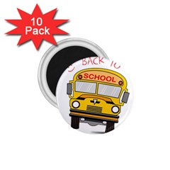 Back To School - School Bus 1 75  Magnets (10 Pack)  by Valentinaart