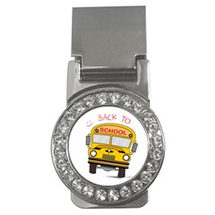 Back To School - School Bus Money Clips (cz)  by Valentinaart