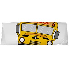 Back To School - School Bus Body Pillow Case (dakimakura) by Valentinaart