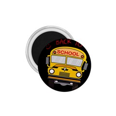 Back To School - School Bus 1 75  Magnets by Valentinaart