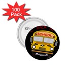 Back to school - school bus 1.75  Buttons (100 pack)  Front