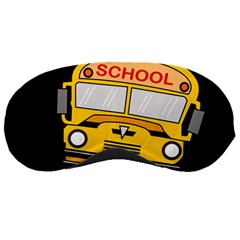 Back To School - School Bus Sleeping Masks by Valentinaart