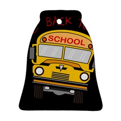 Back To School - School Bus Bell Ornament (two Sides) by Valentinaart