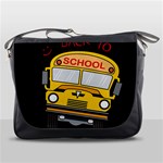 Back to school - school bus Messenger Bags Front