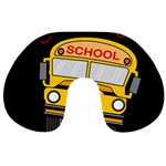 Back to school - school bus Travel Neck Pillows Back