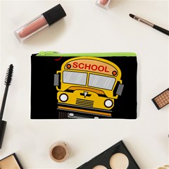 Back To School - School Bus Cosmetic Bag (xs) by Valentinaart