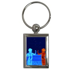 Space Boys  Key Chains (rectangle)  by Valentinaart