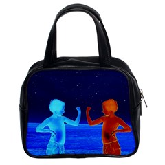 Space Boys  Classic Handbags (2 Sides) by Valentinaart