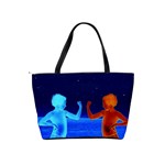 Space boys  Shoulder Handbags Back