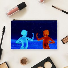 Space Boys  Cosmetic Bag (medium)  by Valentinaart