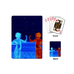 Space Boys  Playing Cards (mini)  by Valentinaart