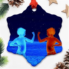 Space Boys  Ornament (snowflake) by Valentinaart