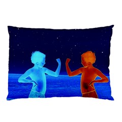 Space Boys  Pillow Case (two Sides) by Valentinaart