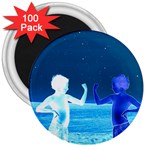 Space boys  3  Magnets (100 pack) Front