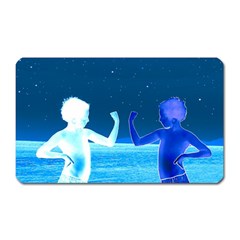 Space Boys  Magnet (rectangular) by Valentinaart