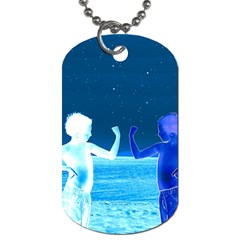 Space Boys  Dog Tag (two Sides) by Valentinaart