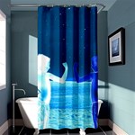 Space boys  Shower Curtain 36  x 72  (Stall)  Curtain(36 X72 ) - 33.26 x66.24  Curtain(36 X72 )